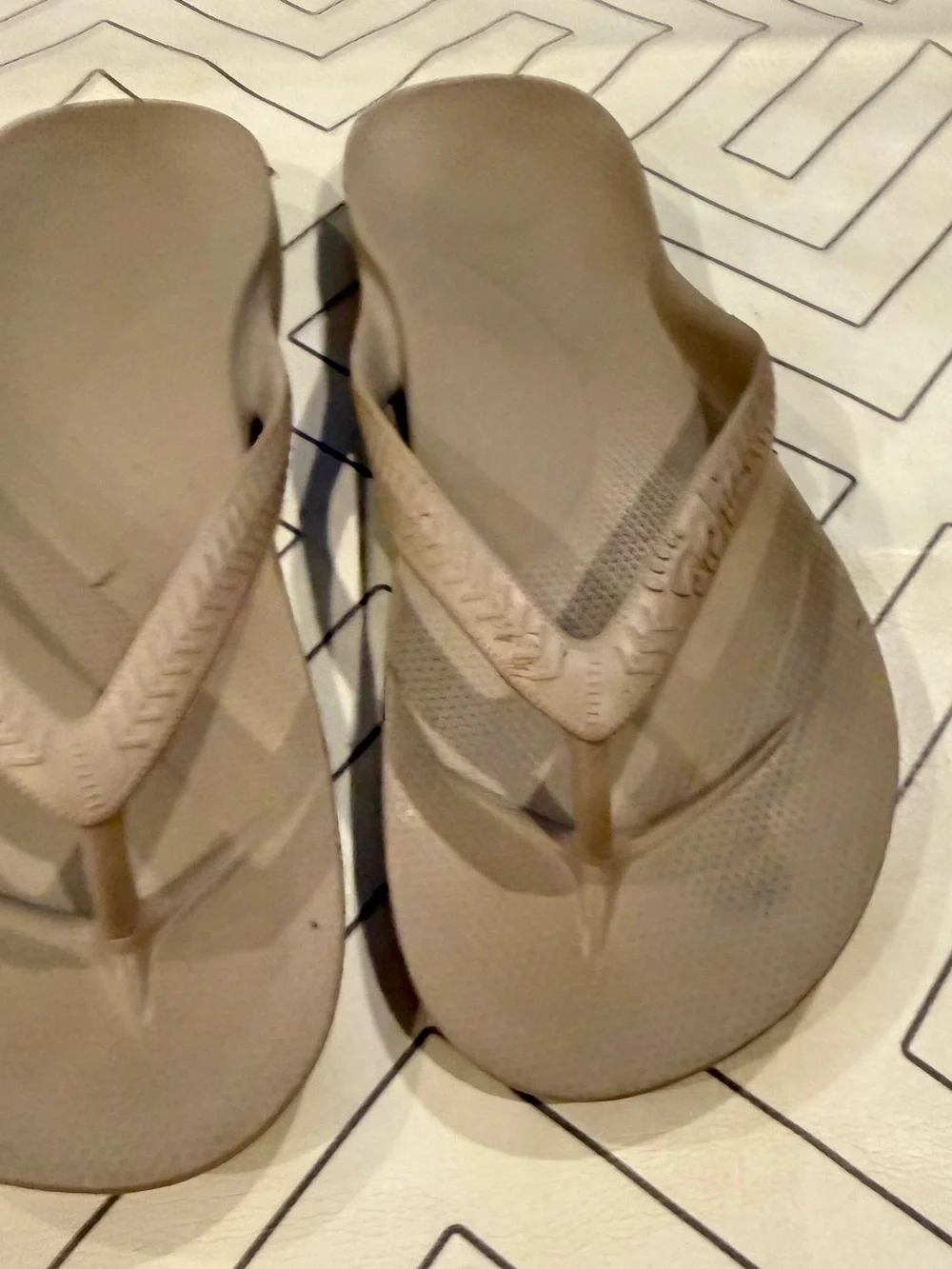 Archies Tan Thong Sandals